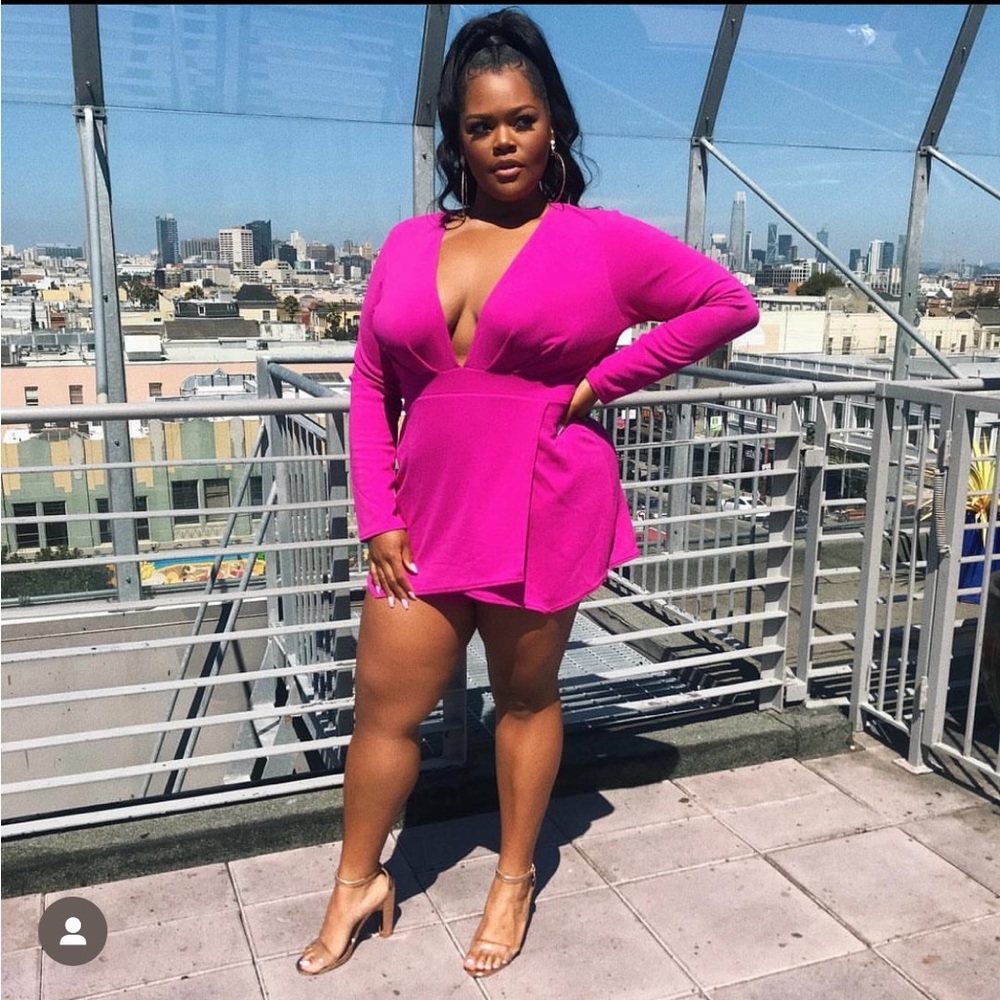 Pink romper